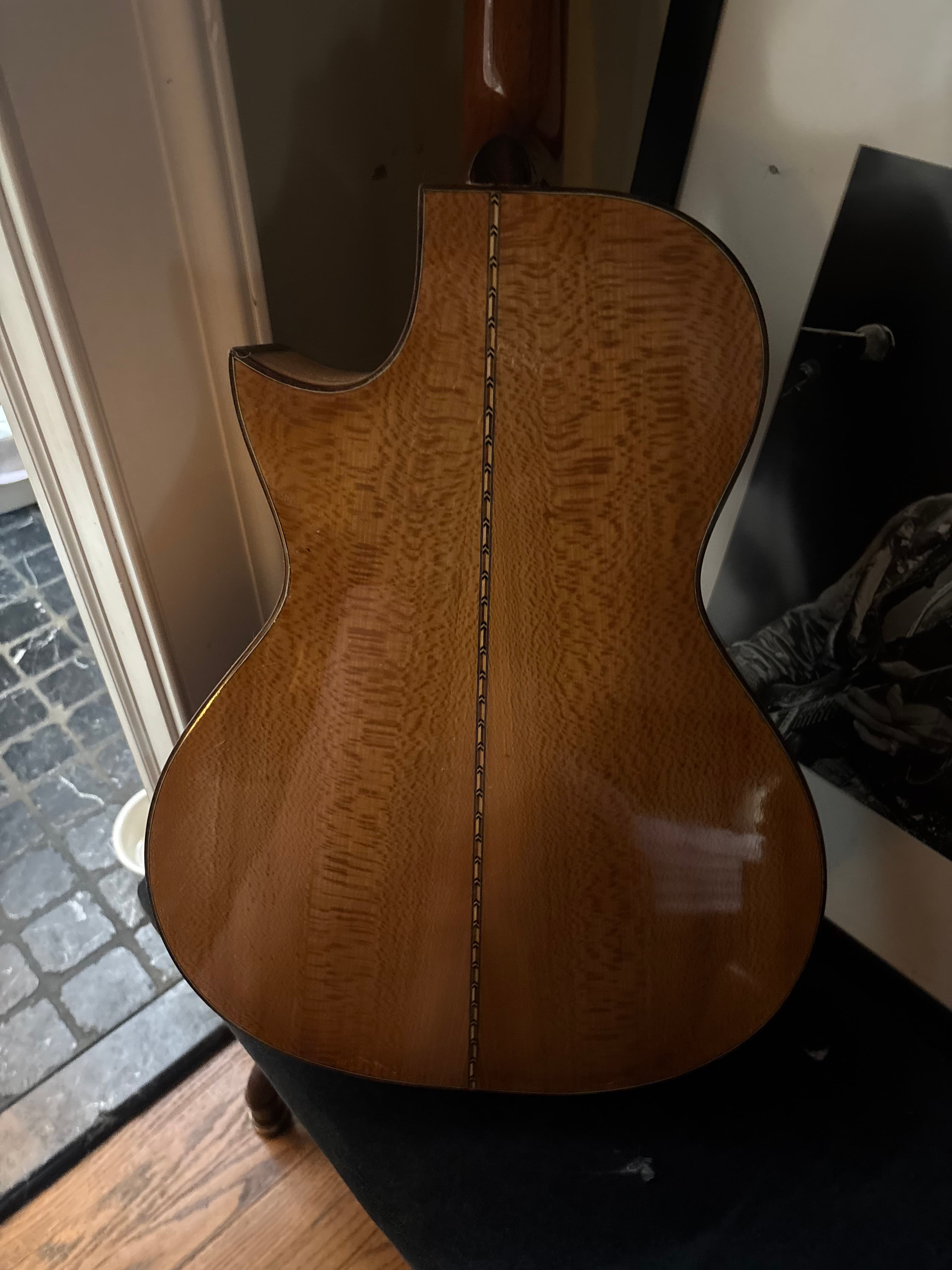 1000 Year Scottish Oak Back with Inlay